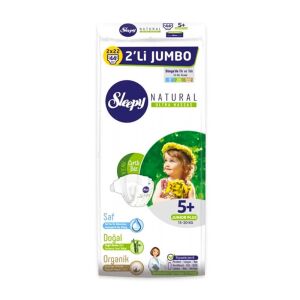 Sleepy Natural İkili Jumbo Bebek Bezi 5+ Beden 44 Adet