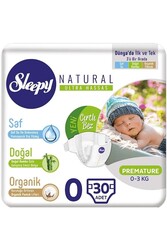 Sleepy Natural Premature 0 Beden 30'lu