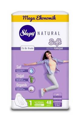 Sleepy Natural Soft Mega Ped Normal 48'li - 1