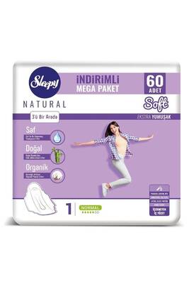 Sleepy Soft Mega Ekstra Yumuşak Hijyenik Ped Normal 60lı - 1