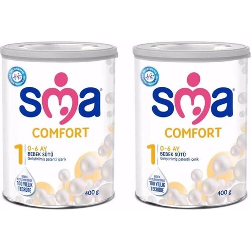 Sma Comfort 1 Bebek Sütü 400 gr 2'li - 1