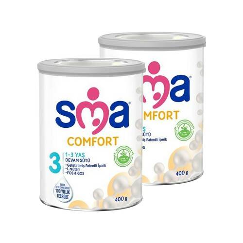 SMA Comfort 3 Devam Sütü 400 gr 2'li - 1