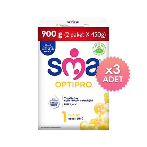 SMA Optipro 1 900 gr 3 Adet - 1