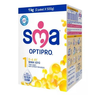 SMA Optipro 1 Bebek Sütü 1000 gr - 1