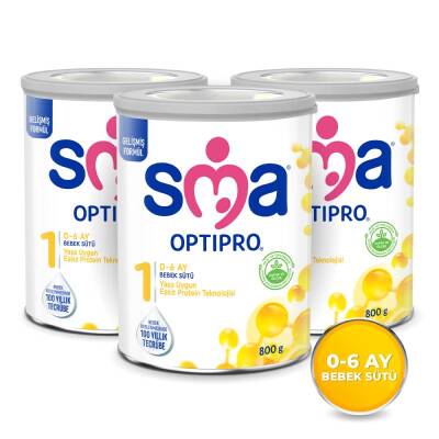 Sma Optipro 1 Bebek Sütü 800 gr 3'lü - 1