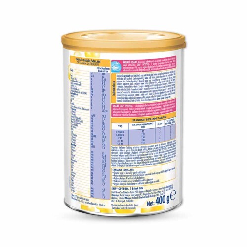 Sma Optipro 1 Bebek Sütü 400 gr - 6