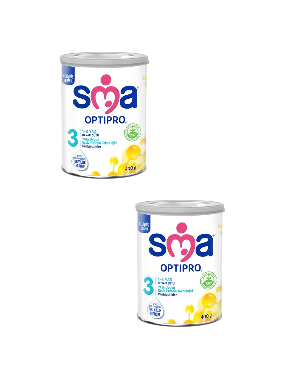 SMA Optipro 3 Devam Sütü 400 gr 2 Adet