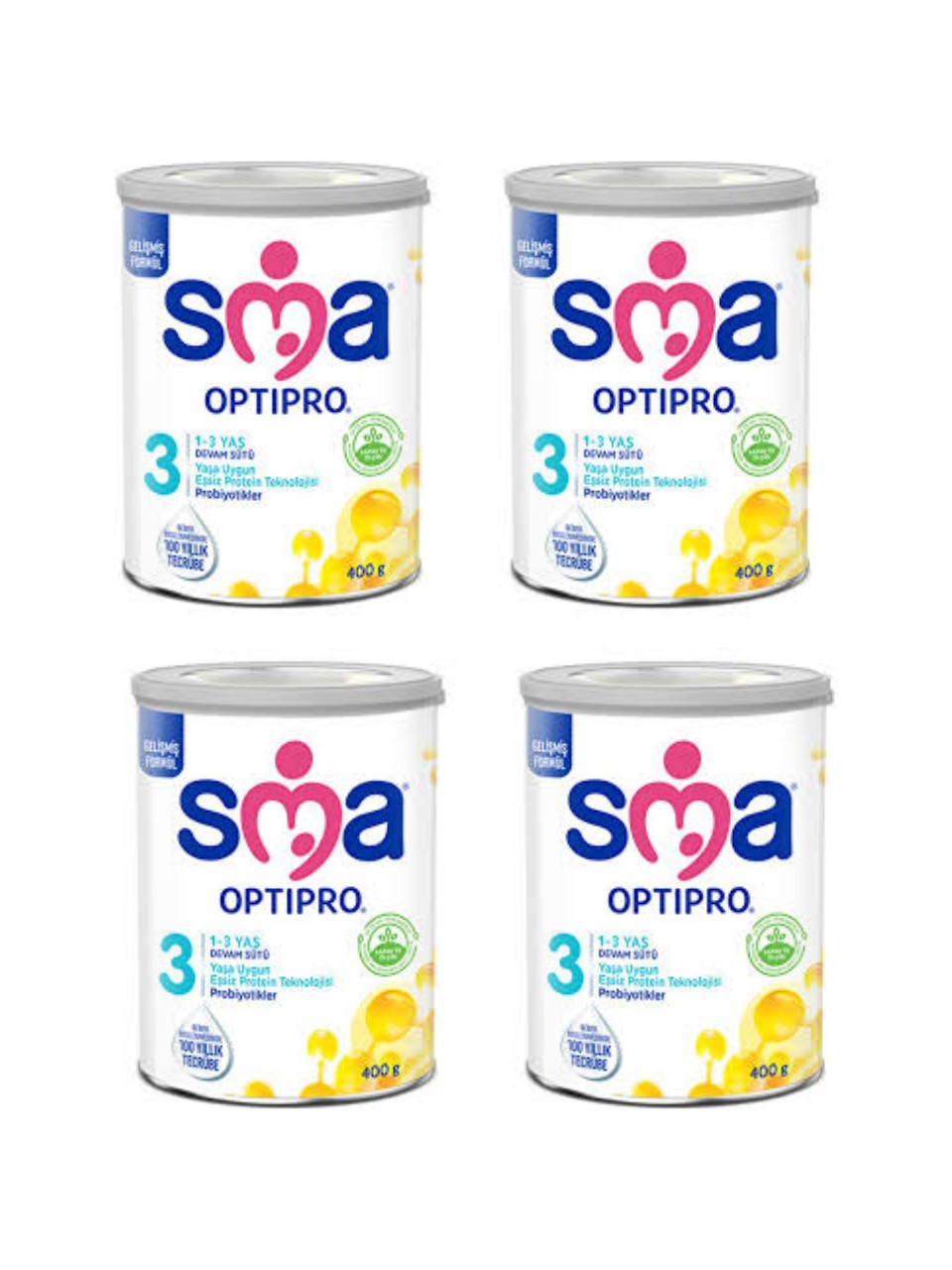 SMA Optipro 3 Devam Sütü 400 gr 4 Adet