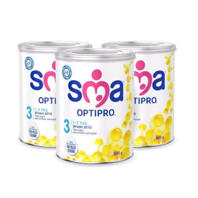 Sma Optipro 3 Devam Sütü 800 gr 3lü Avantaj Paketi - 1