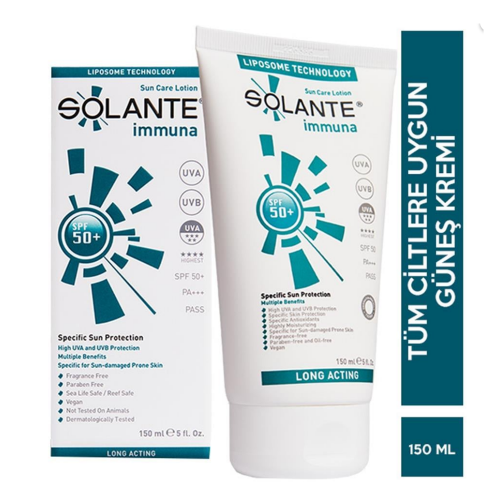 Solante Immuna Sun Care Losyon SPF50+ 150 ml - 1