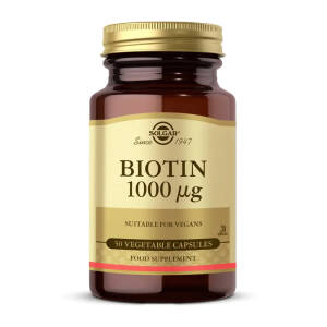 Solgar Biotin 1000 mcg 50 Kapsül - SOLGAR