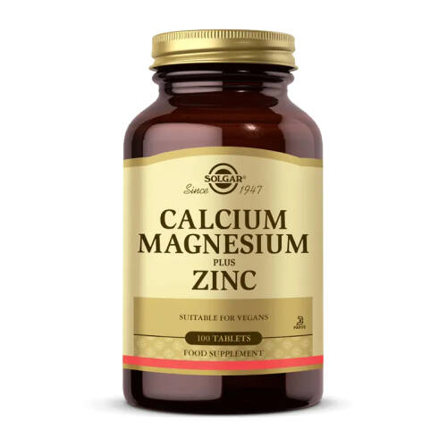 Solgar Calcium Magnesium Plus Zinc 100 Tablet - 1