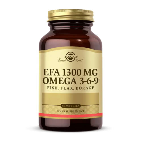 Solgar EFA 1300 mg Omega 3-6-9 60 Softgel - 1