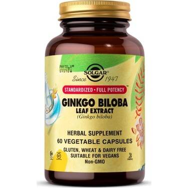 Solgar Ginkgo Biloba Leaf Extract 60 Kapsül - 1