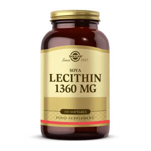 Solgar Lecithin 1360 mg 100 Kapsül