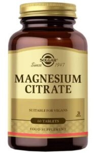 Solgar Magnesium Citrate 200 mg 60 Tablet