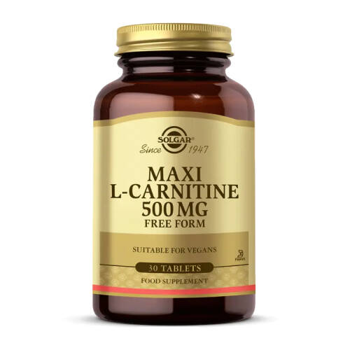 Solgar Maxi L-Carnitine 500 mg 30 Tablet - 1