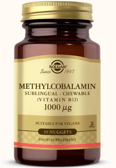 Solgar Methylcobalamin (Vitamin B12) 1000 mcg 30 Tablet