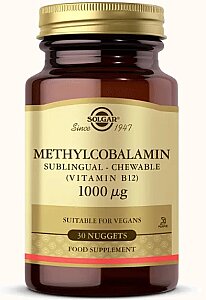 Solgar Methylcobalamin (Vitamin B12) 1000 mcg 30 Tablet