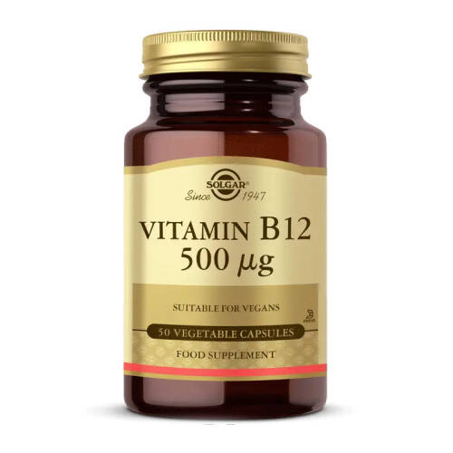 Solgar Vitamin B-12 500 mg 50 Kapsül - 1