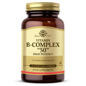 Solgar Vitamin B-Complex "50" 100 Kapsül