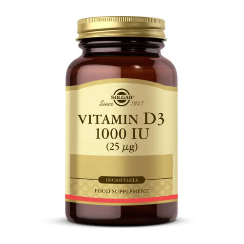 Solgar Vitamin D3 1000 IU 100 Tablet - 1