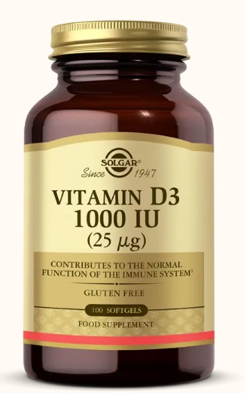 Solgar Vitamin D3 1000 IU 100 Tablet