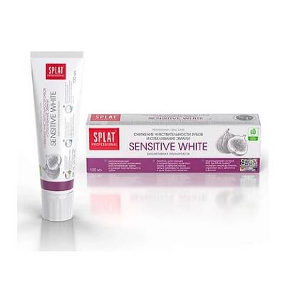Splat Sensitive White Florür İçermeyen Diş Macunu 100 ml - 1