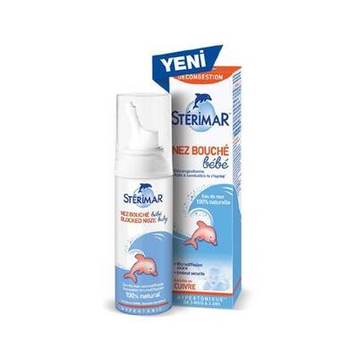 Sterimar Baby Blocked Nose Tıkalı Burun Spreyi 100 ml - 1