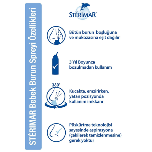 Sterimar Baby Deniz Suyu Burun Spreyi 50 ml - 3