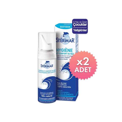 Sterimar Deniz Suyu Burun Spreyi 100 ml 2 adet - 1