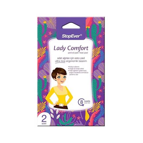 Stopever Lady Comfort Adet Ağrıları İçin Isıtıcı Ped 2'li - 1