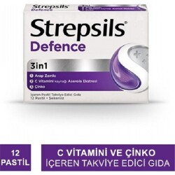 Strepsils Defence 12 'li Pastil