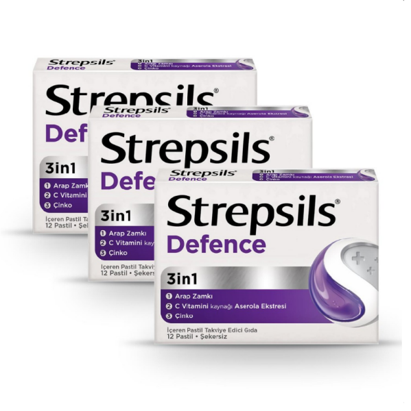 Strepsils Defence 12'li Pastil 3 Adet - 1