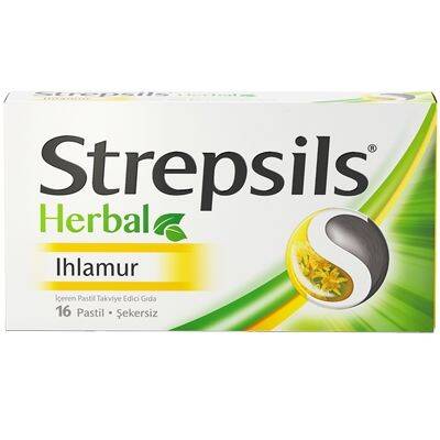 Strepsils Herbal Ihlamur Aromalı 16 Pastil - 1