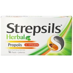 Strepsils Herbal Propolis Aromalı 16 Pastil - Strepsils