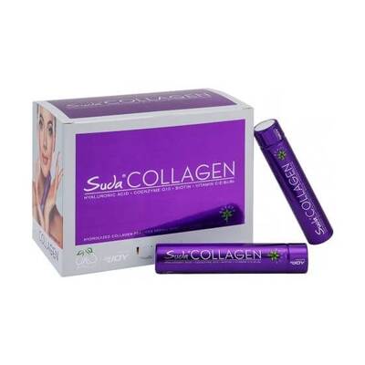 Suda Collagen 40 ml x 30 Shot Aylık Paket ( Erik Aromalı ) - 1