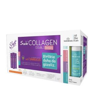Suda Collagen Double Beauty Vişne Aromalı 30x40 ml Yüz Kremi Hediyeli 