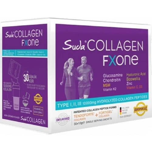 Suda Collagen Fxone Aromasız 12 gr x 30 Saşe - 1