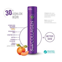 Suda Collagen Peach Flavor 30 Shots x 40 ml (Şeftali Aromalı) - 2