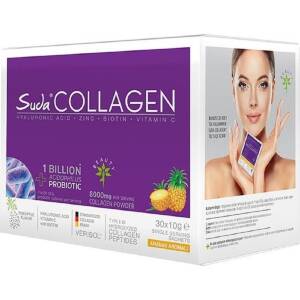 Suda Collagen Probiotic Pineapple Ananas Aromalı 10 gr x 30 Saşe