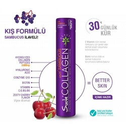 Suda Collagen Sambucus 40 ml x 30 Shots ( Vişne Aromalı ) - 2