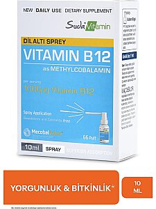 Suda Vitamin B12 Vitamin Dil Altı Sprey 10 ml