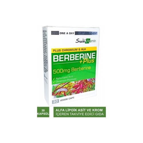 Suda Vitamin Berberine Plus 30 Kapsül - 1