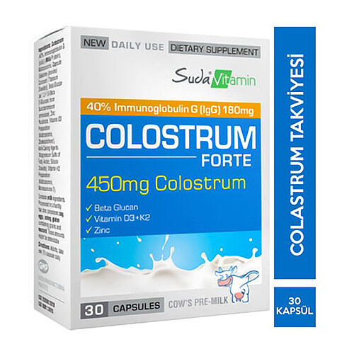 Suda Vitamin Colostrum Forte 30 Kapsül - 1