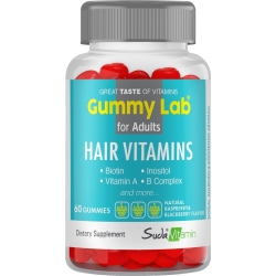 Suda Vitamin Gummy Lab Hair Vitamins Ahududu 60 Gummies
