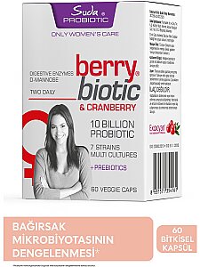 Suda Vitamin Probiotic Berrybiotic 60 Kapsül