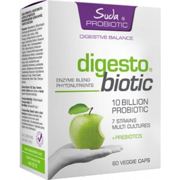Suda Vitamin Probiotic Digesto Biotic 60 Kapsül - 1