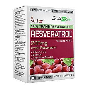 Suda Vitamins Resveratrol 60 Kapsül