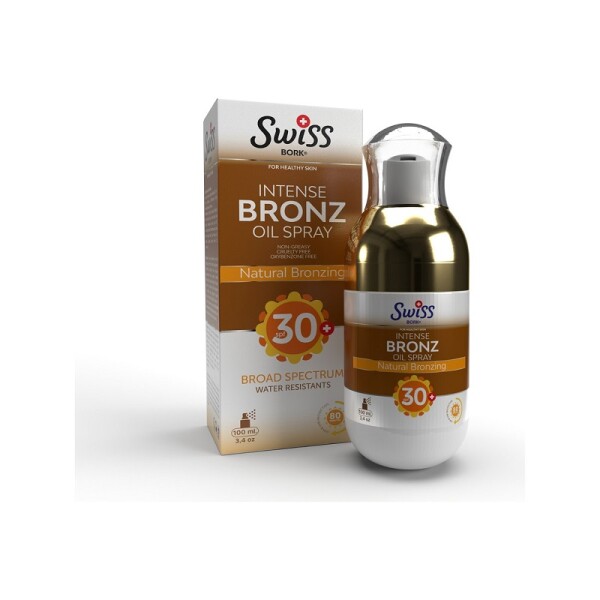 Swiss Bork Bronzlaştırıcı Güneş Spreyi SPF30+ 100 ml - 1